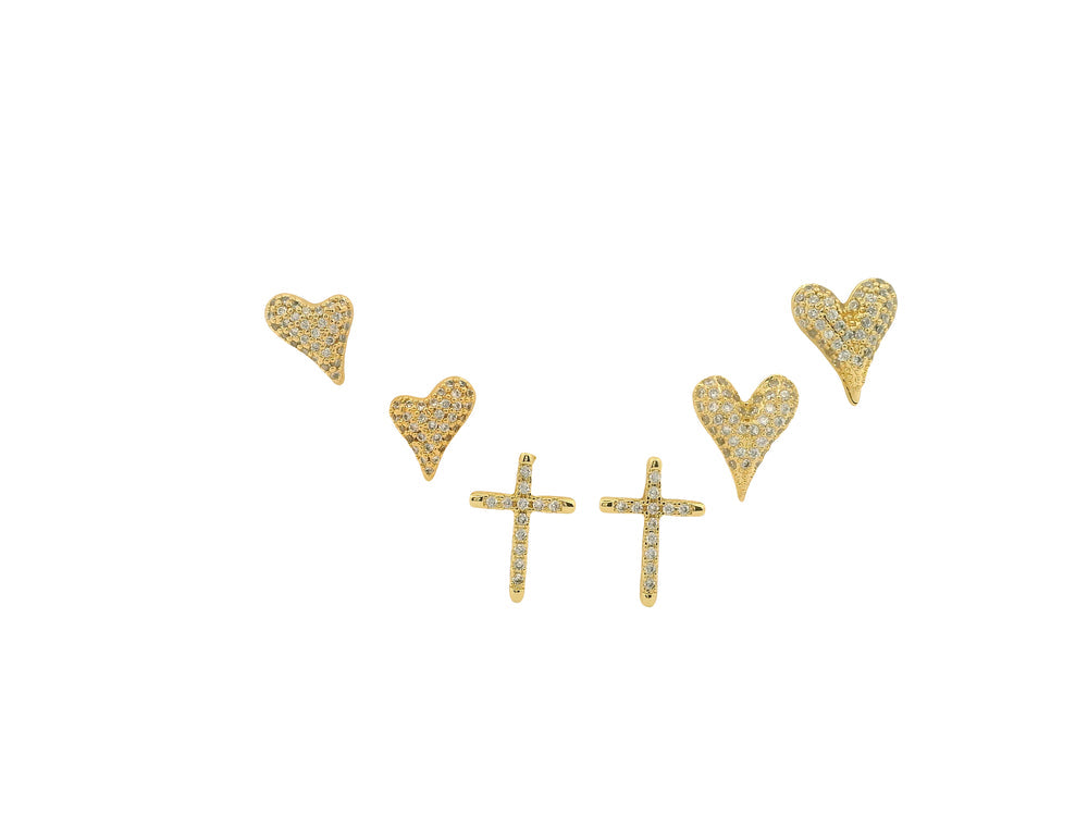 Sweet girl earrings set