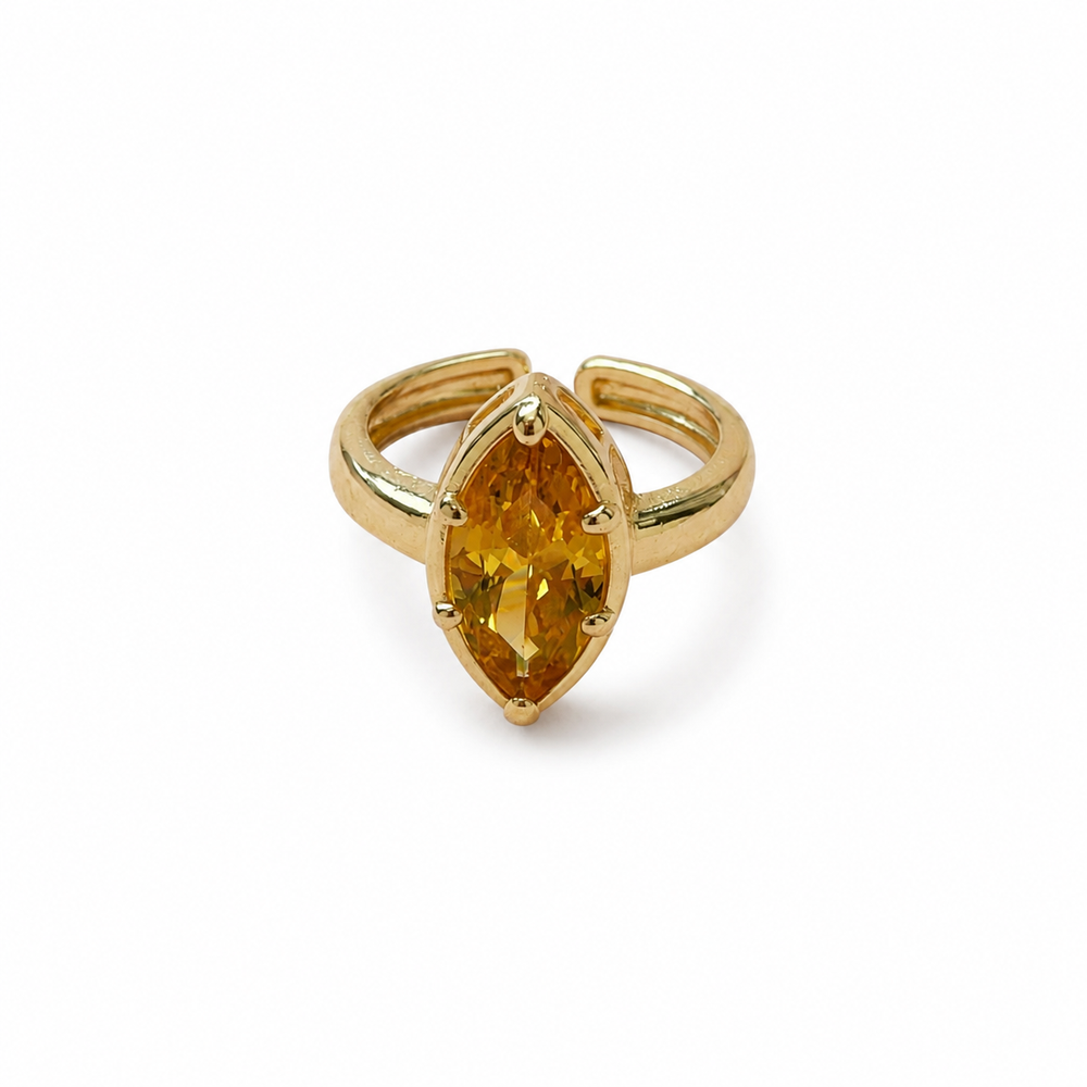 Radiant marquise ring
