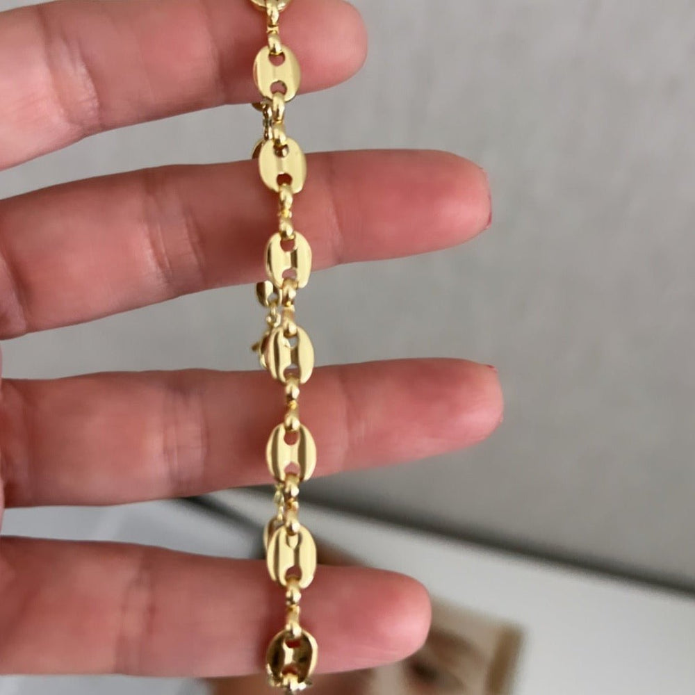 Guzzi thin link anklet