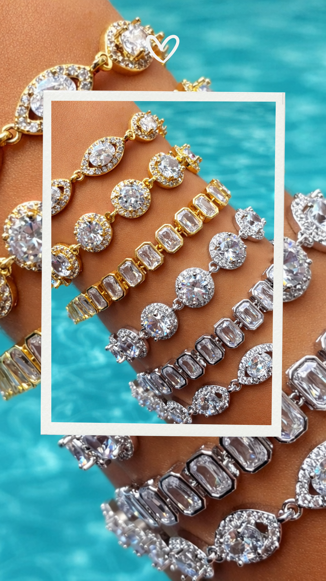 Crystal diamond Bracelet