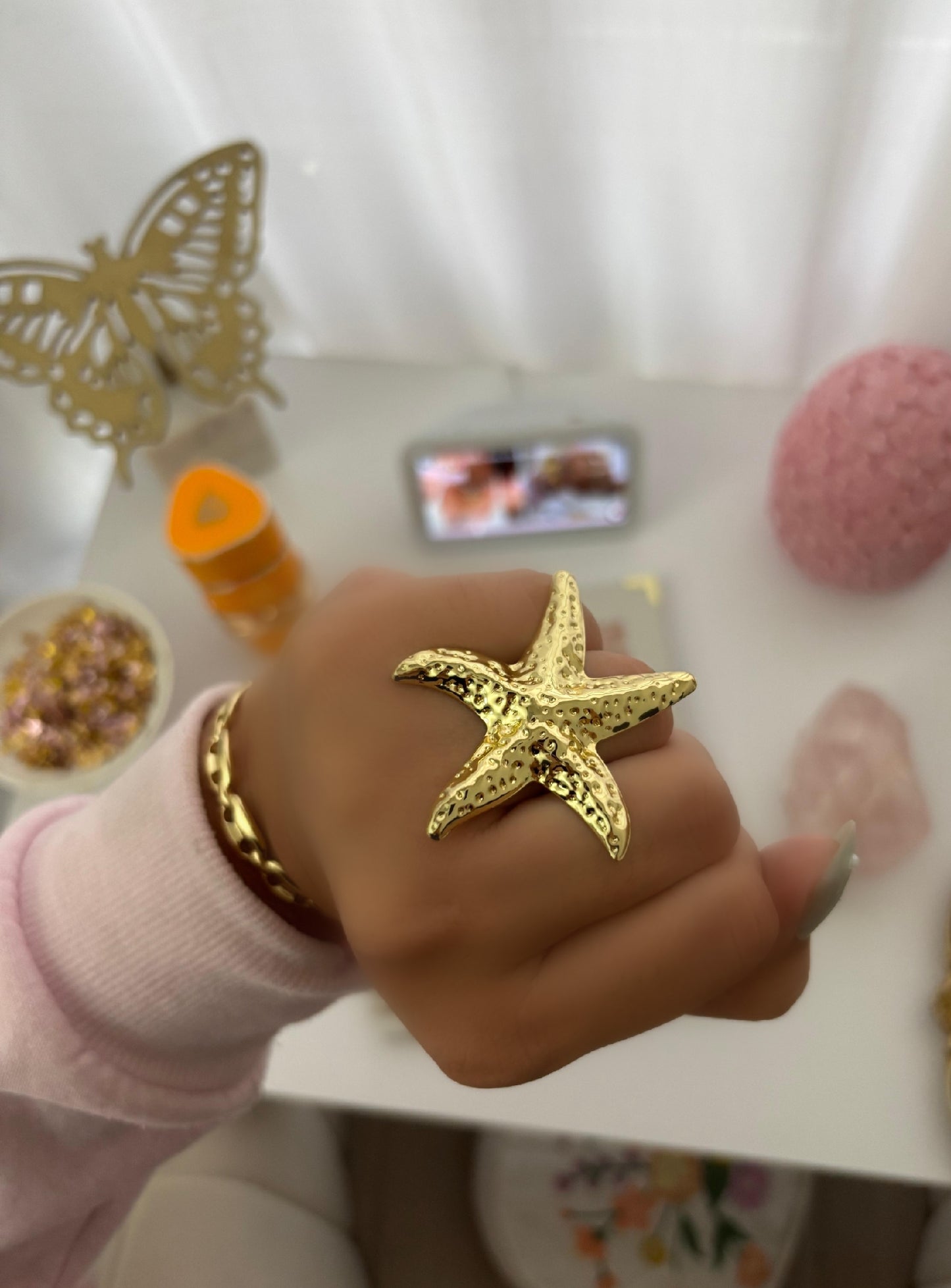 starfish Statement Ring