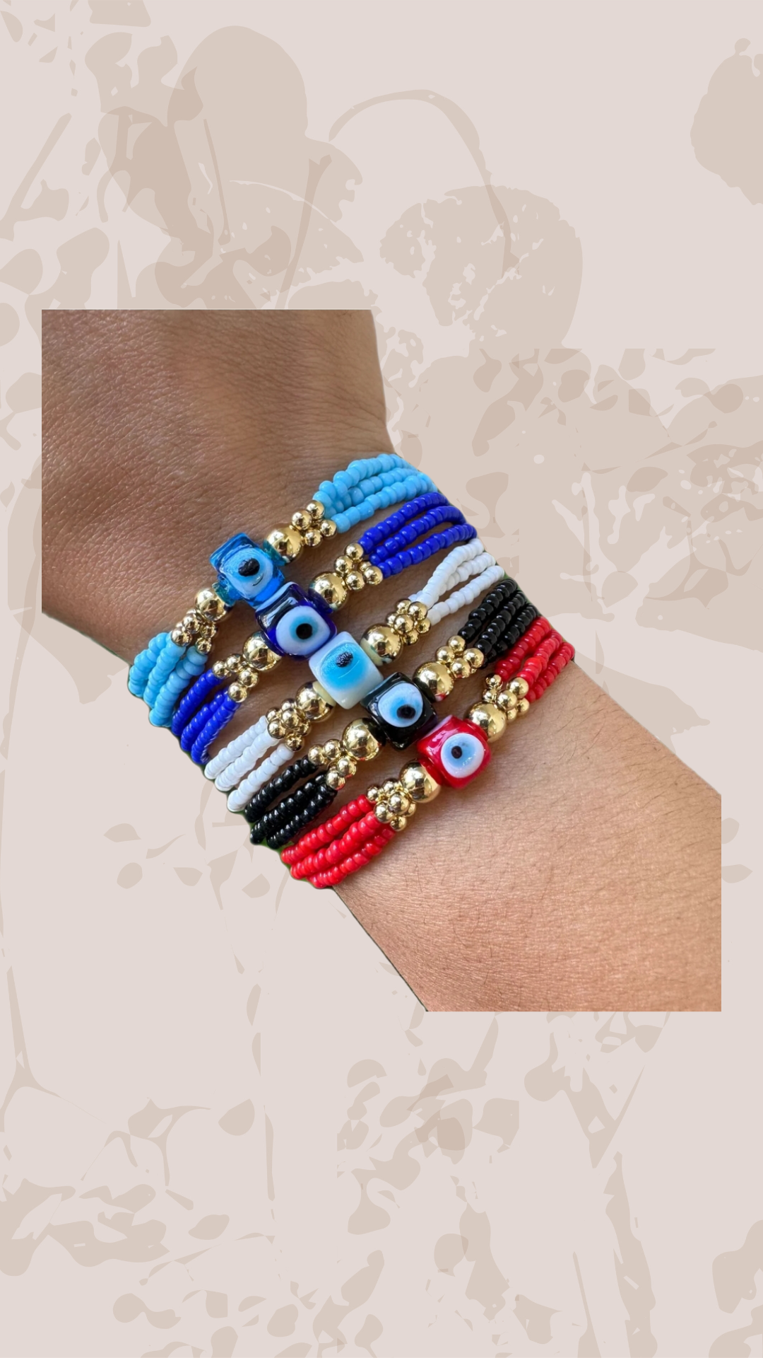 Evil eye Beaded bracelet