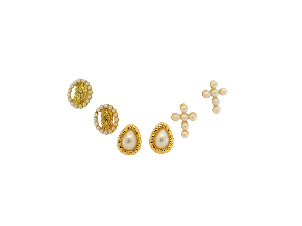 Sweet girl earrings set