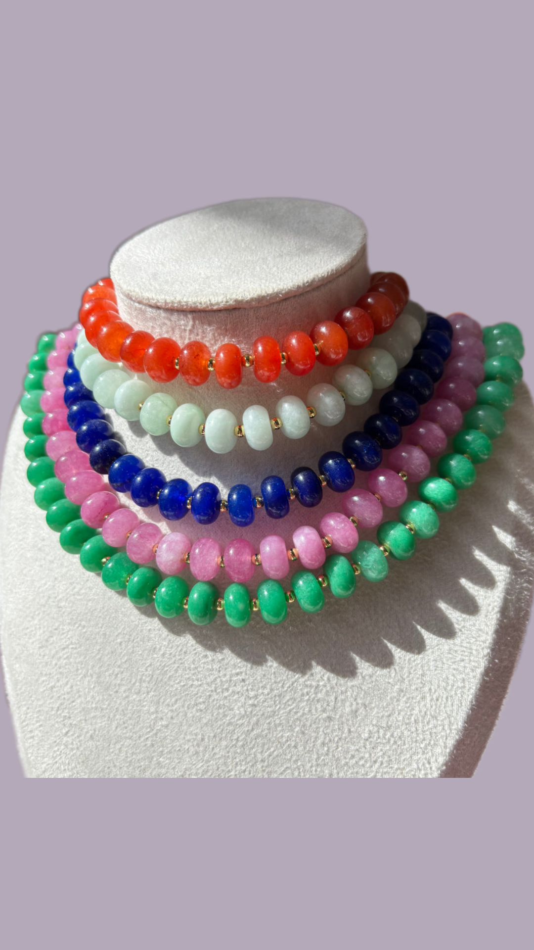 Candy color necklace