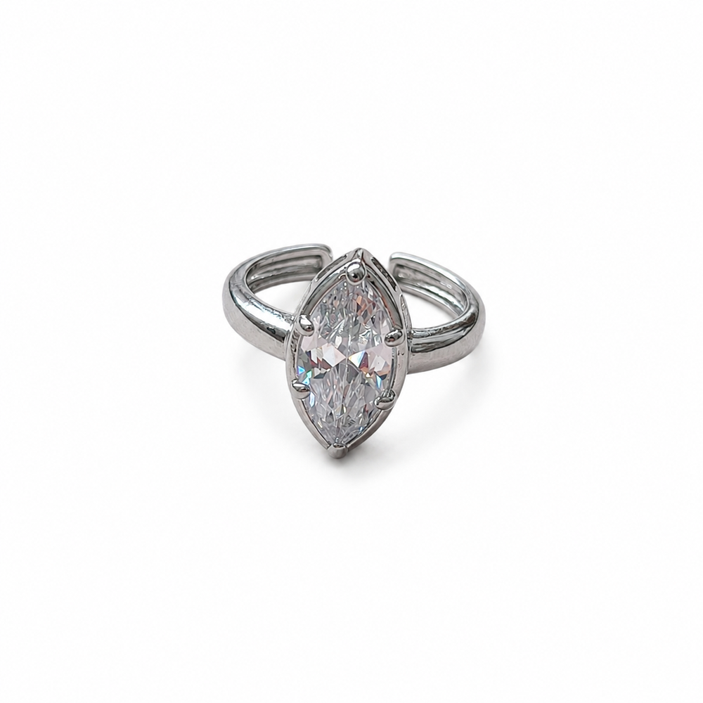 Radiant marquise ring