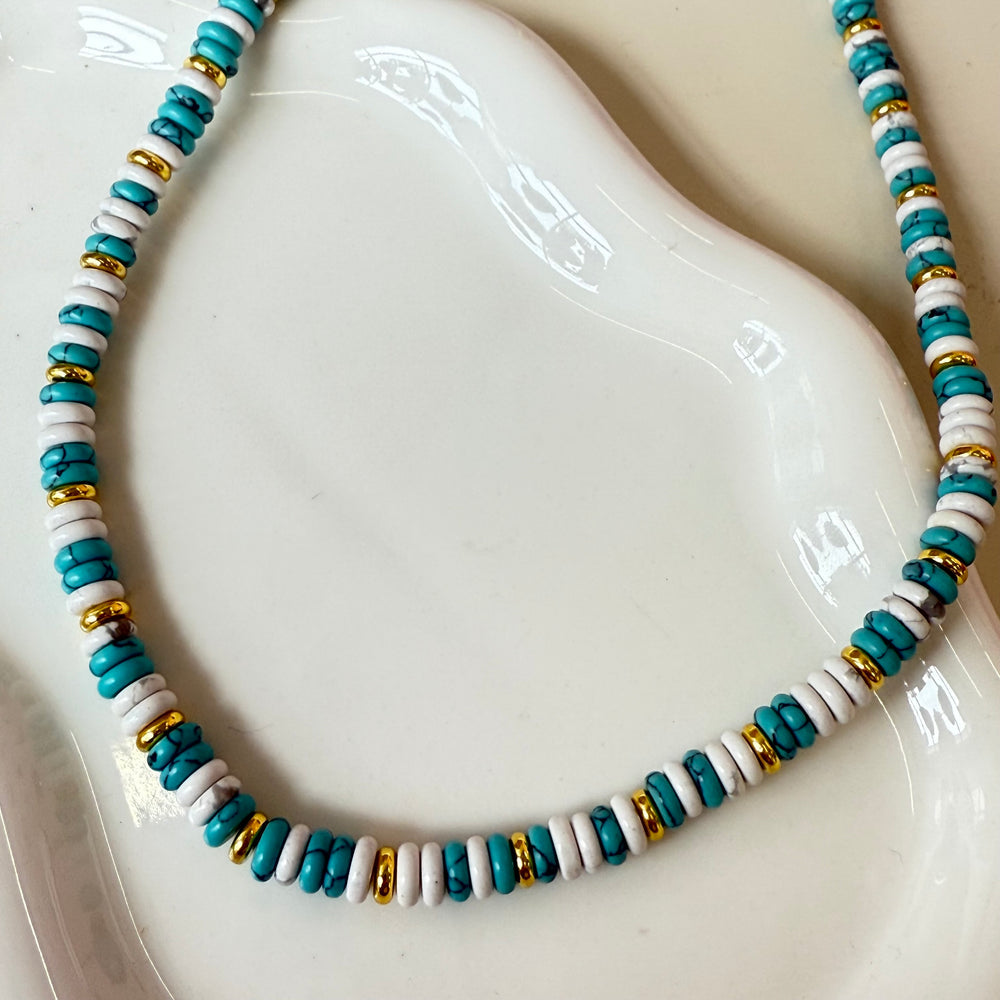 Arial turquoise necklace