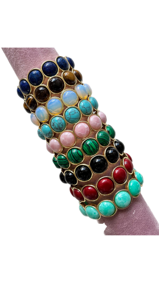 Goddess gemstone bracelet