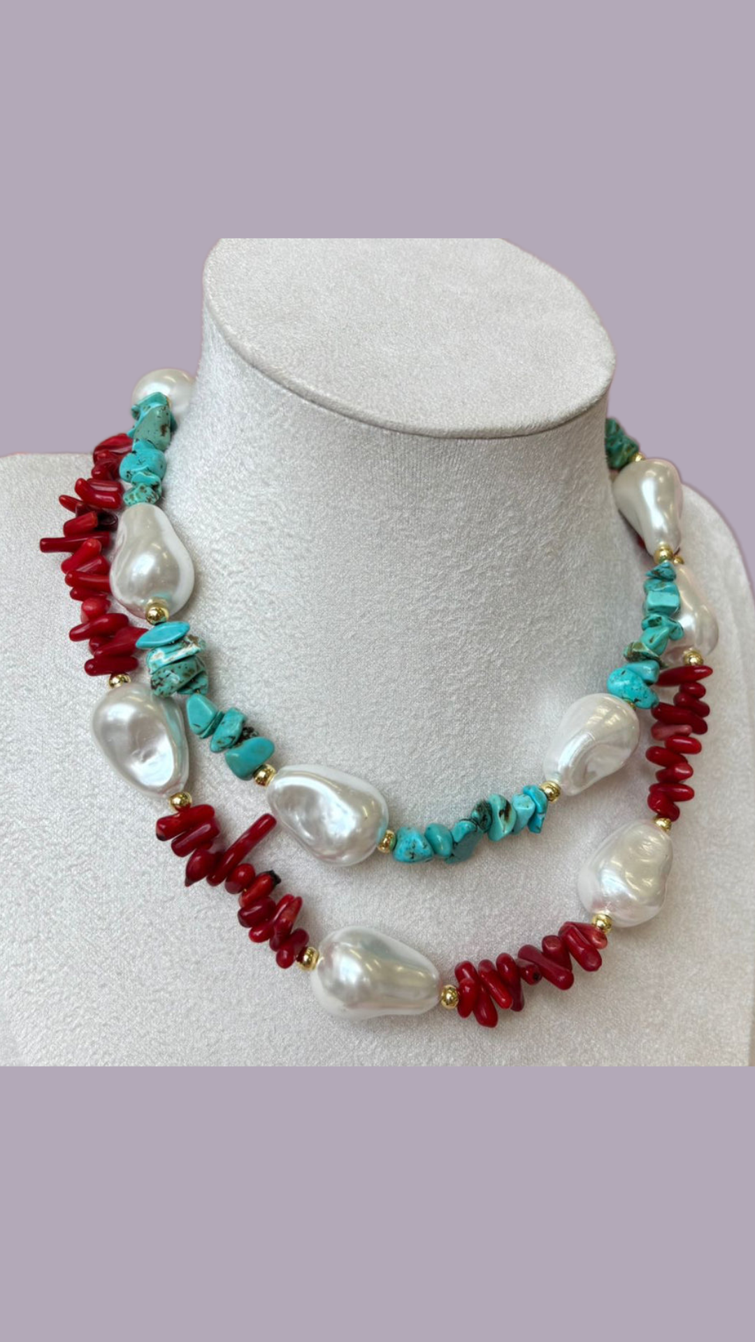 Coral reef necklace