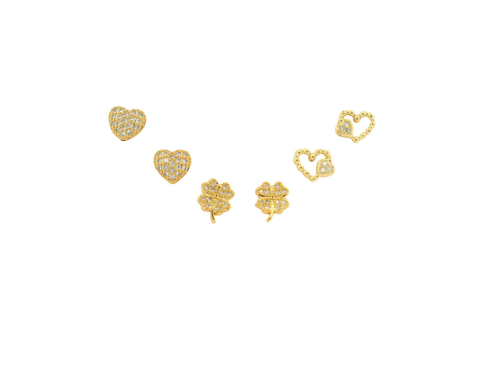 Sweet girl earrings set