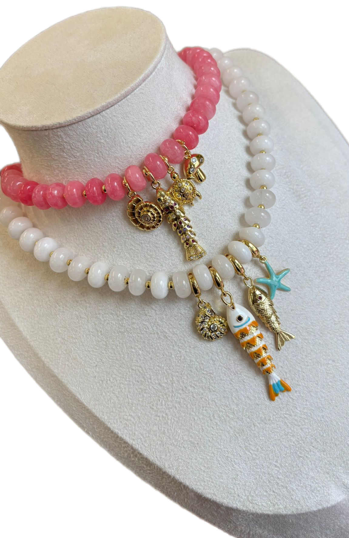 Summer candy charm necklace