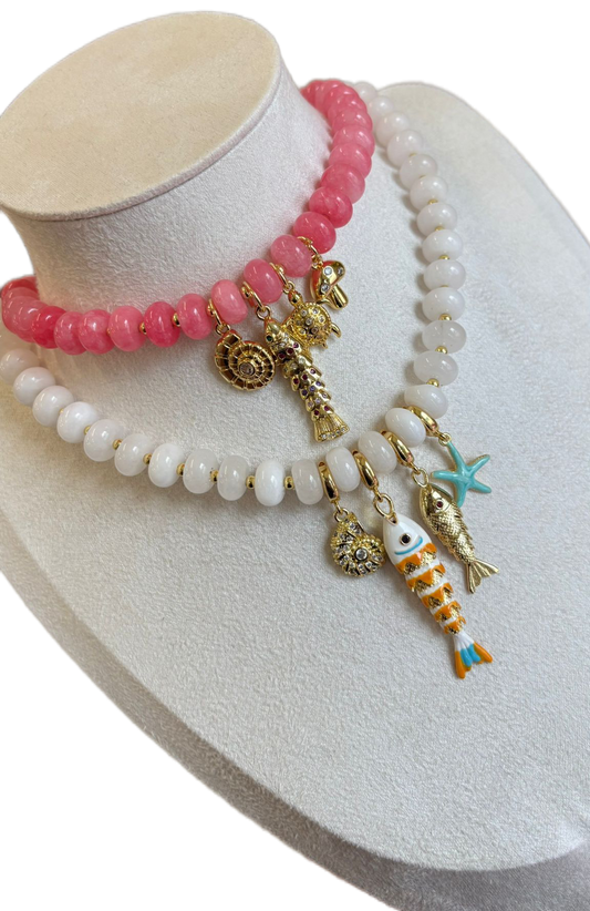 Summer candy charm necklace