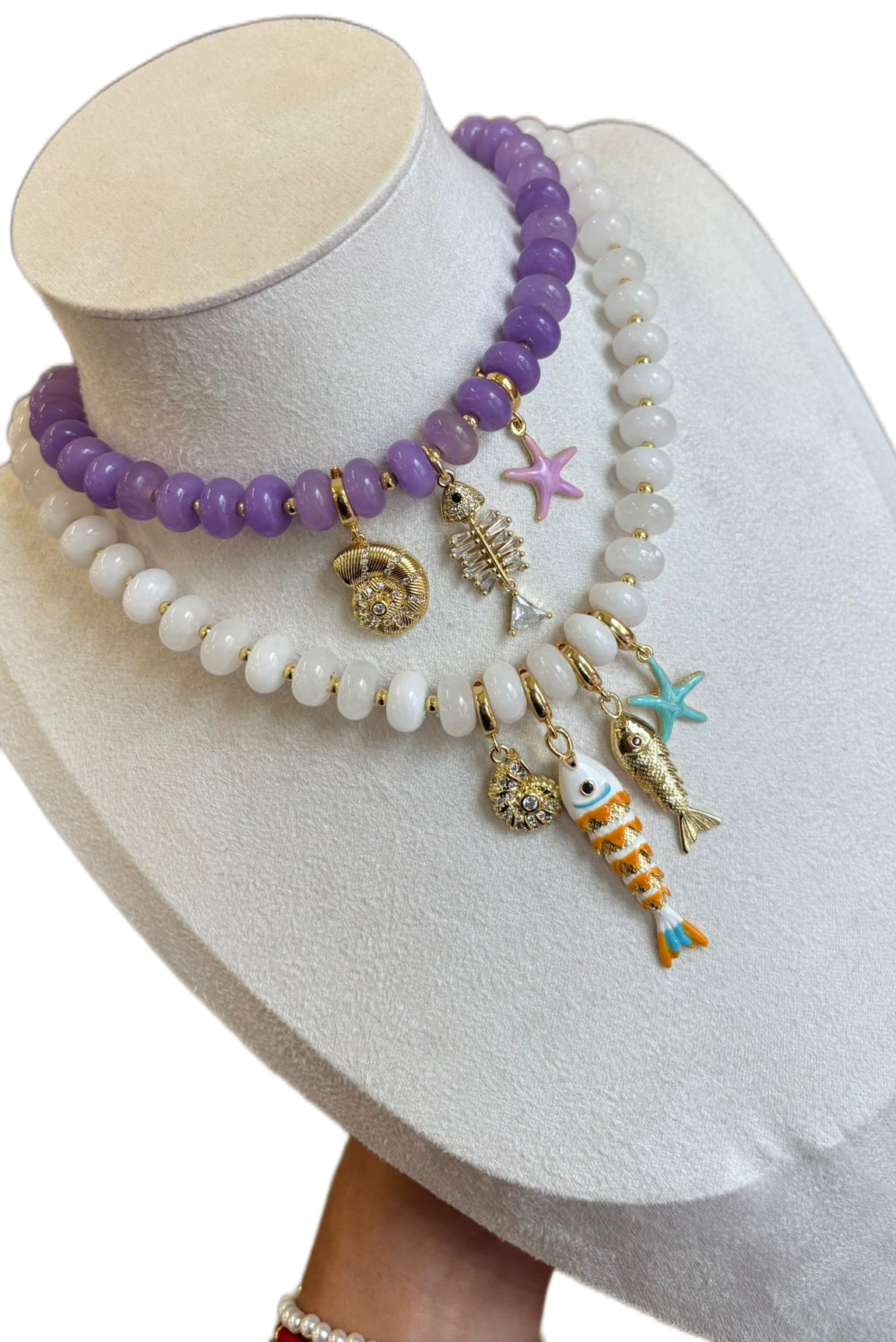 Summer candy charm necklace